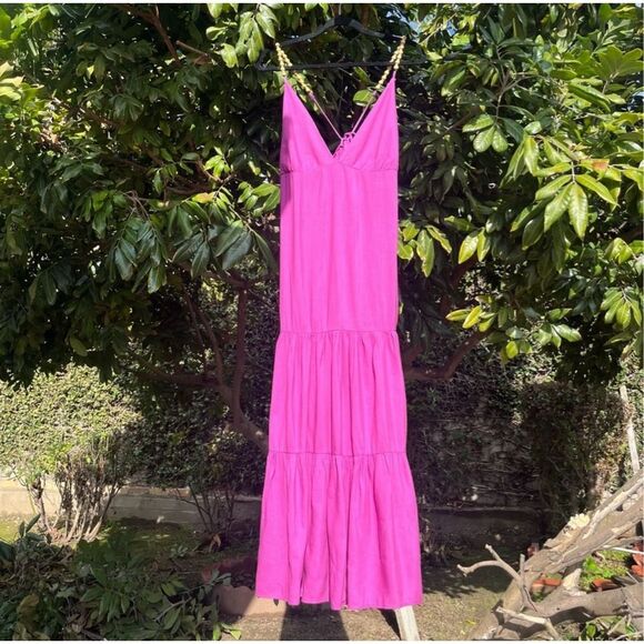 Farm Rio Roxo Manaca Maxi Dress – NWT Size: G (Large) 🌺 New with Tags